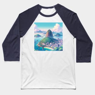 Rio de Janeiro Pão de Açúcar Sugar Loaf Baseball T-Shirt